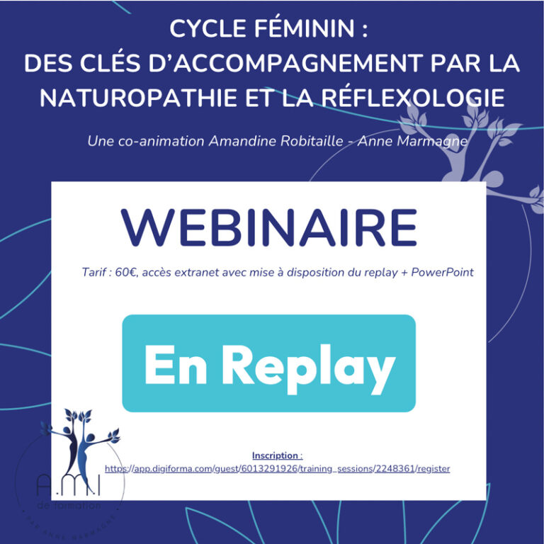 Replay du Webinaire cycle féminin