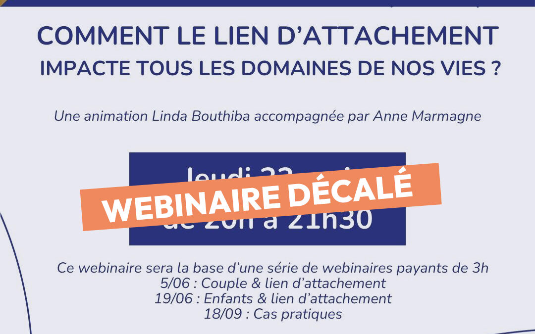 Série de webinaires sur le lien d’attachement