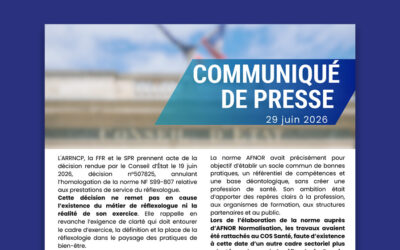Communiqué de Presse au sujet de la Norme AFNOR