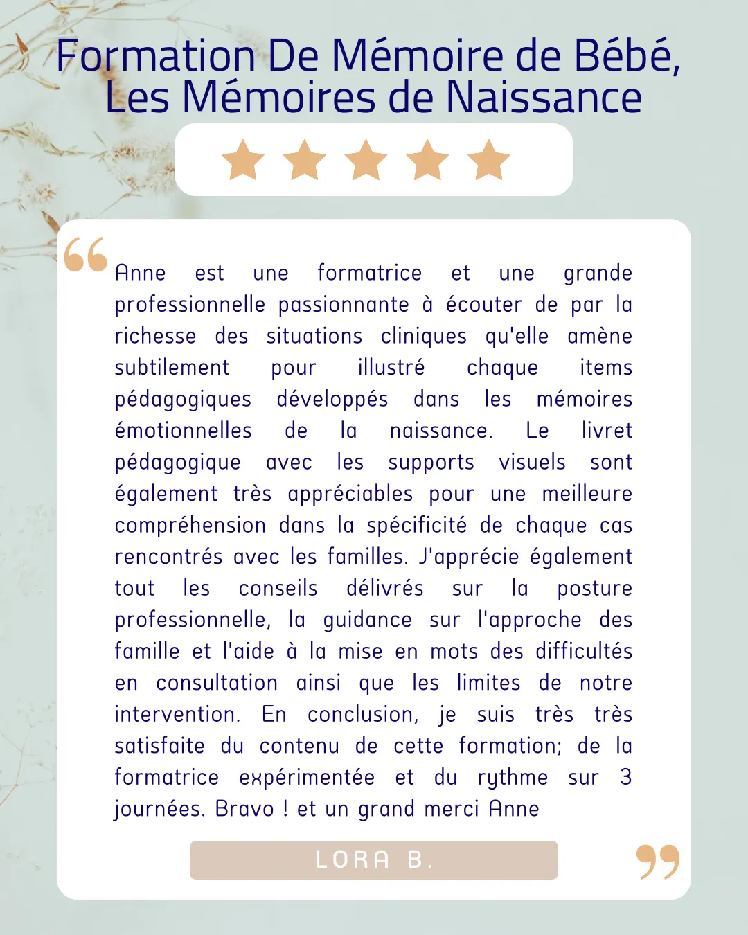 Avis mémoires de bébé naissance